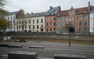 De Dijle in de Leuvense binnenstad (Foto: Wouter Hagen)