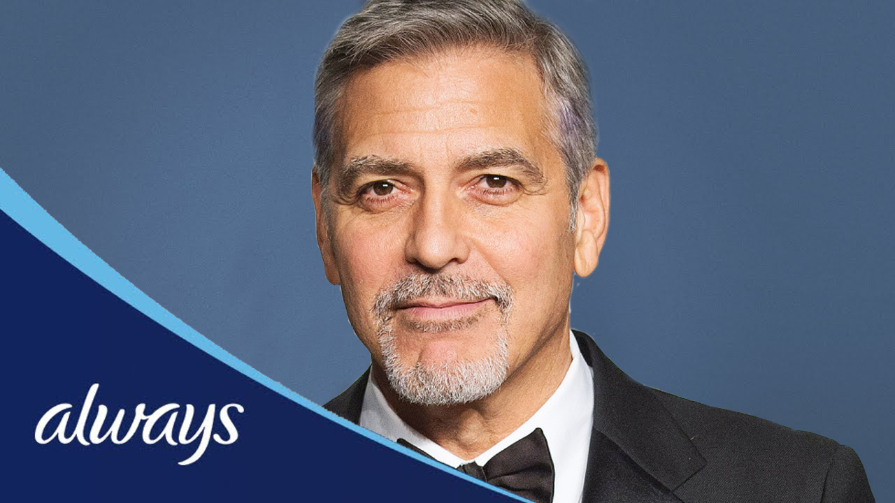 Gender Equality FTW: George Clooney wordt nieuwe gezicht van Always ...