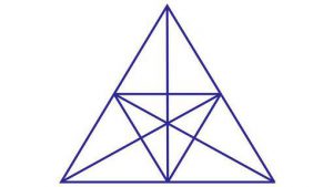 dubbellaag veer deze DR maandagpuzzel: slechts 1 op 7 kan het schelen hoeveel driehoeken in de  tekening te zien zijn – De Raaskalderij